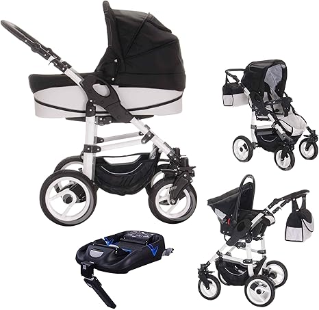 poussette 3 en 1 base isofix