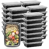 50 Pack (32 oz) Meal Prep Containers, Lunch Bento Boxes with Lids, Portable Lunch Food Storage Container Kitchen Food to Take