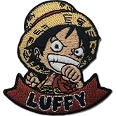 One Piece 44384 Luffy SD Patch Toy, Multicolor