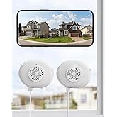 ZOSI 2 x C680 2K Window Security Camera with Full Color Night Vision, 3MP Indoor Plug-in WiFi Camera for Home Security, Human Vehicle Detection, 2.4/5GHz WiFi, 24/7 Recording, Easy Install