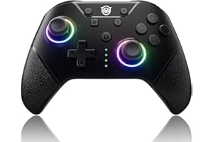NYXI Chaos swith controller with Hall Joystick, switch pro controller wireless for Switch/Lite/OLED, Hall Effect Controller with RGB Light, Programmable, Turbo, Vibration, Wake Up