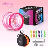MAGICYOYO Crystal K2 Dual Purpose Yoyo Pink with Case and Strings view 6
