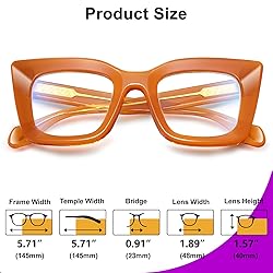 VISOONE Fashion Cat Eye TR90 Blue Light Blocking