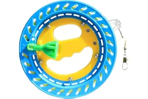 Xida Kite String Reel Winder for Adults - 1000FT High-Strength Kite Flying Line with Smooth Spool & Tangle-Free Design for Ultimate Outdoor Flying Experience, 7.1 Inch