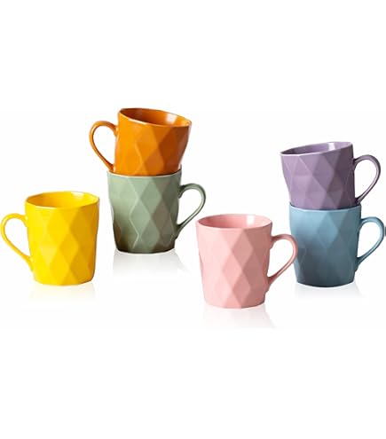 Gibson Home Color Cafe 13 Piece Espresso Mug And Saucer Set With Metal Rack In Assorted Colors 985119221m