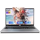 NIMO 15.6" FHD-IPS-Business-Laptop, 8 Cores Intel i5-12450H 16GB RAM 512GB SSD (Beat i7-11800H, Up to 4.4GHz) Backlit Keyboard Computer, 100W Type C Fingerprint WiFi 6 Numpad