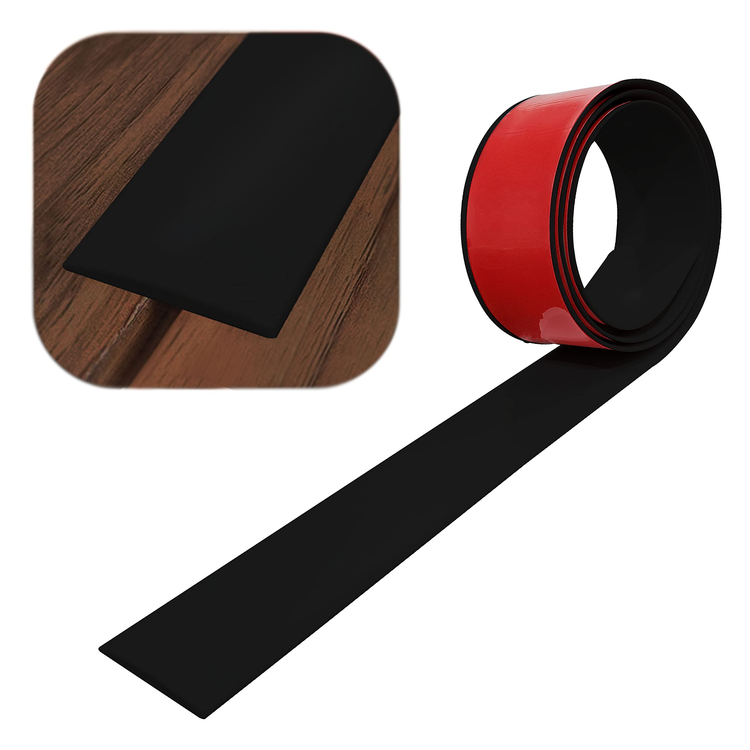 Rubber Bond Floor Transition Strip, Self-Adhesive Vinyl Flooring ...