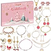 MOVINPE Jewelry Advent Calendar for Girls - Christmas 2025: Trendy Bracelets, Necklaces, Rings, and Earrings - 24 Days of Holiday Magic - Perfect Xmas Gifts for Young Tween Girls Fashionistas