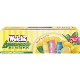 Kisko Freezies Welch's Jumbo Ice Pops 5.5 Ounce, Bulk Variety Lemonade Giant Freezies, 27 Pieces