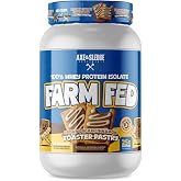 Axe &amp; Sledge Farm Fed 100% Whey Protein Isolate | 25g Protein | Low Carb, Low Sugar, Gluten Free | Protein Powder for Men and Women | Keto | Made in The USA | 28 Servings, Brown Sugar Cinnamon