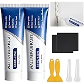 2PCS Wall Repair Paste Tube, Drywall Repair Kit, Wall Mending Agent, Wall Patch Repair Kit with Scraper, Multi-Functional Drywall Patch Paste Repair Kit for DIY Home Fix
