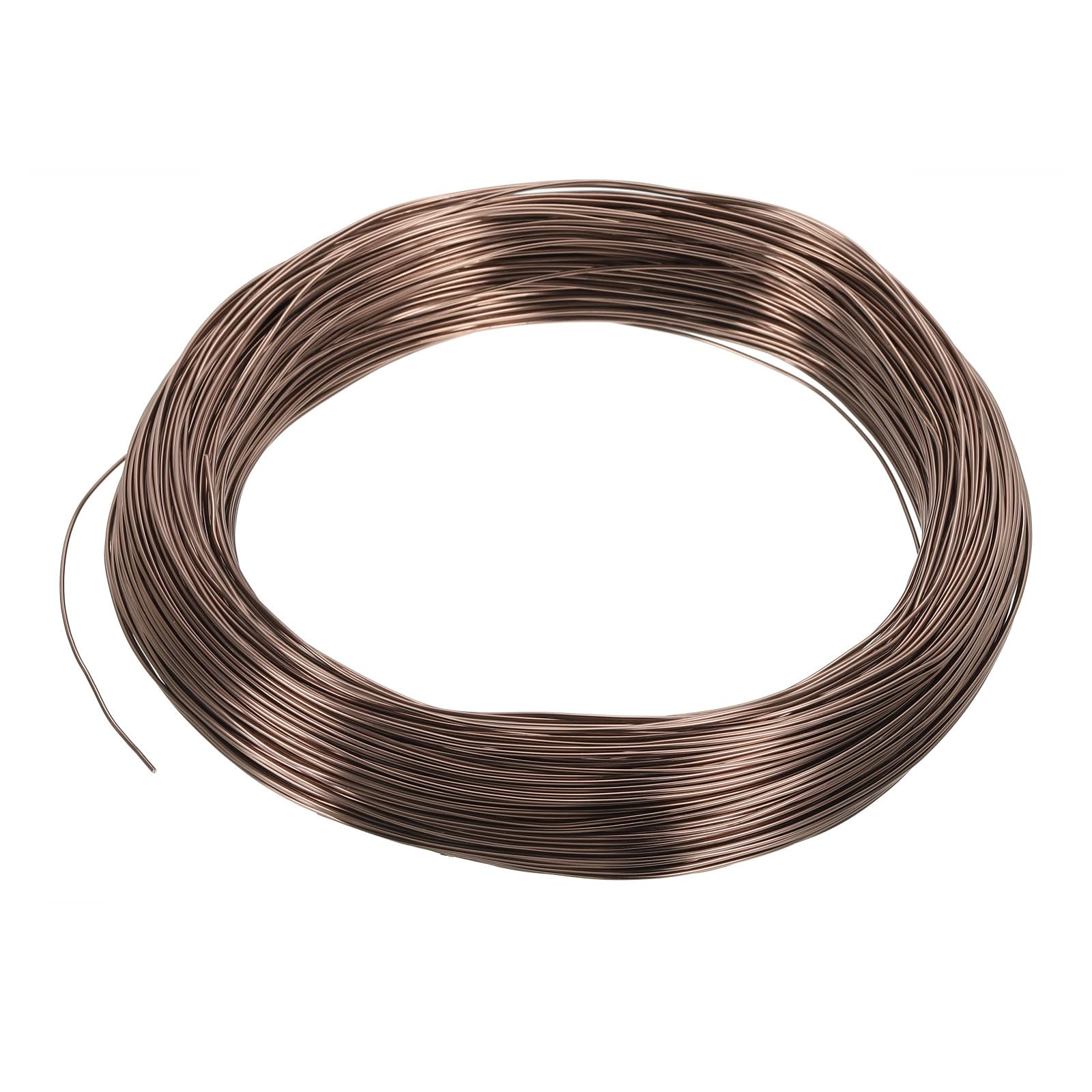 PATIKIL 1mm x 374ft Bonsai Training Wire,Floral Wire Stems Anodized Aluminum Tree Wire for Gardening Branch Fixing,Brown