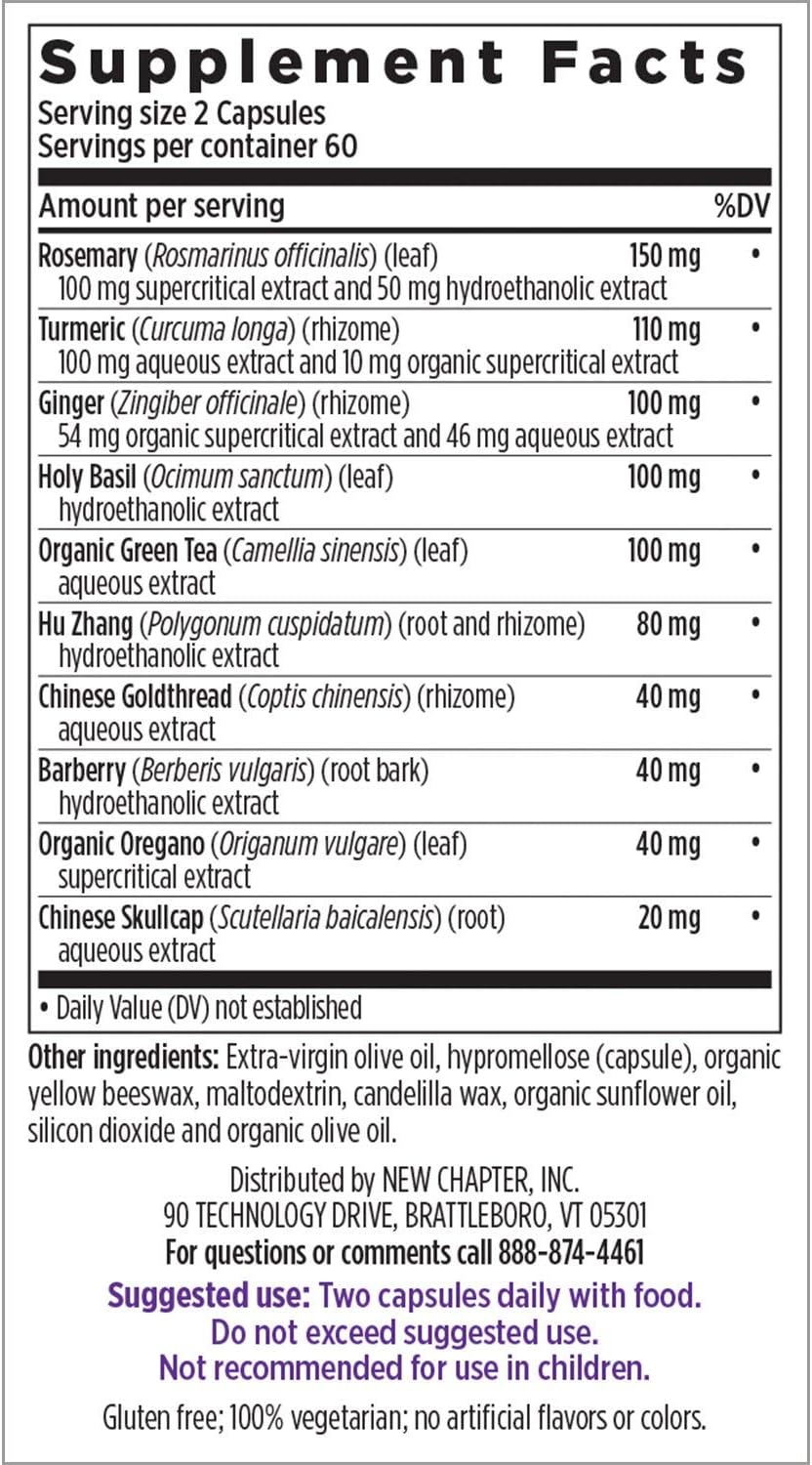 New Chapter Multi-Herbal + Joint Supplement, Zyflamend Whole Body for Healthy Inflammation Response: Health & Personal Care