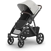UPPAbaby Vista V3 Convertible Single-to-Double Stroller - Savannah | One stroller that grows with your family, from one child to three