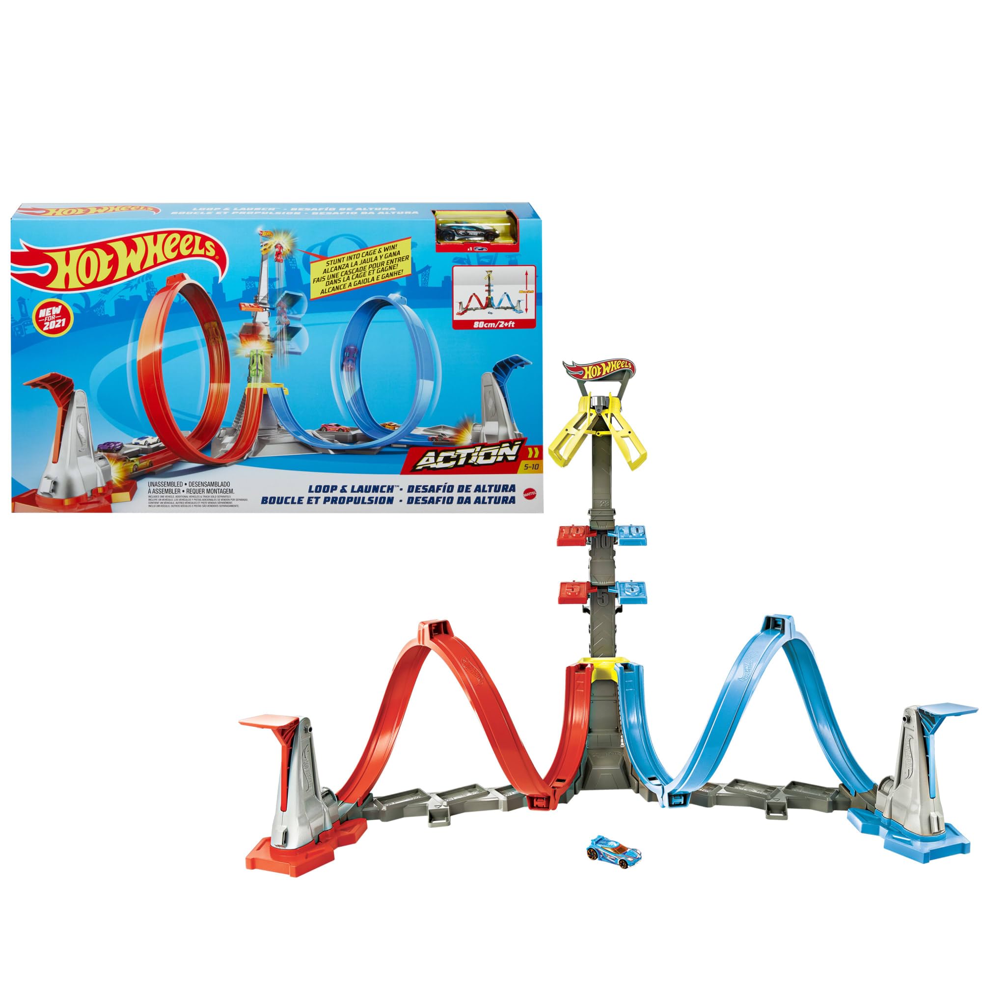 Mattel - Hot Wheels Loop & Launch Track Set