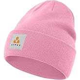 ATNKE Winter Knit Cuffed Beanies Hat Stretchy Soft Warm Daily Skull Cap Gifts for Men and Women