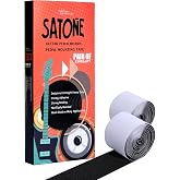 SATONE Pedalboard Mounting Tape - Hook and Loop Strips with Adhesive for Guitar Pedal Board, Heavy Duty Pedal Grip Tape - 2IN Wide 6.6FT Long