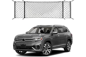 OMOCYRA Envelope Style Trunk Cargo Net Compatible with Volkswagen Atlas New 2025 2024 2023 2022 2021 2020 2019 2018 2017 Car Rear Nylon Mesh Tailgate Netting