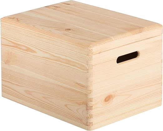 ASTIGARRAGA KIT LINE Caja de Madera con Tapa 40x30x23: Amazon.es: Hogar