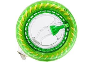 Trauebx Kite String Reel,8 Inch Kite String Spool,Kite Line Winder,Includes 1000ft Line High Strength Kite String,Safety Lock Design,for Kids and Adults
