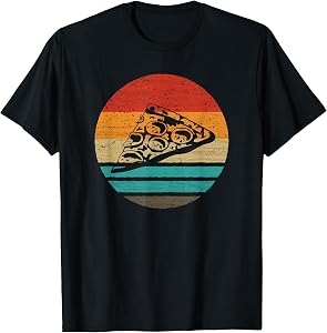 Pizza Slice Retro Style Vintage T-Shirt