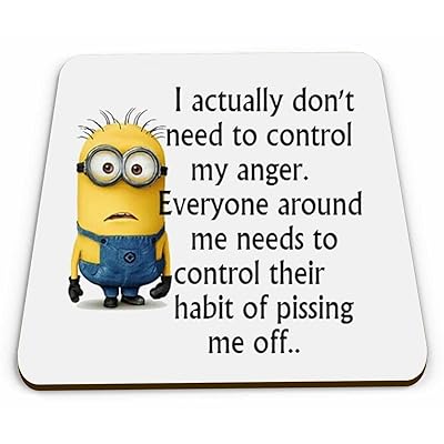 A Minions Coffee Tea Mug Coaster with the words I Jamaica | Ubuy