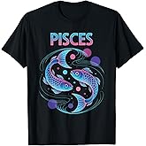 Pisces Shirt Zodiac Sign Gift Astrology T-Shirt