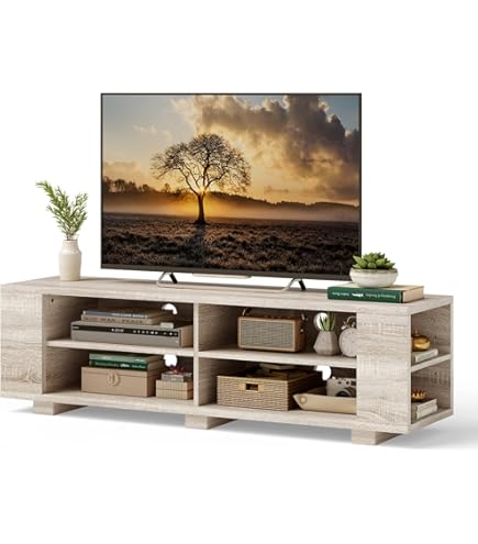 TVラック Amazon.com: BELLEZE Modern 60 Inch Farmhouse TV Stand or