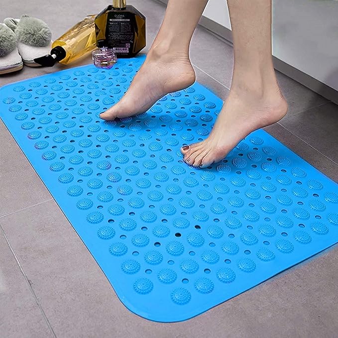 Buy MD'S Home AntiSlip Bathroom Floor Mat with Suction Cup for Bathtub Shower Rug, Bath Carpet