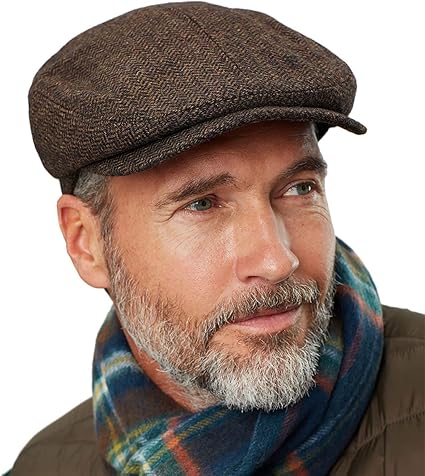 croftbury tweed flat cap