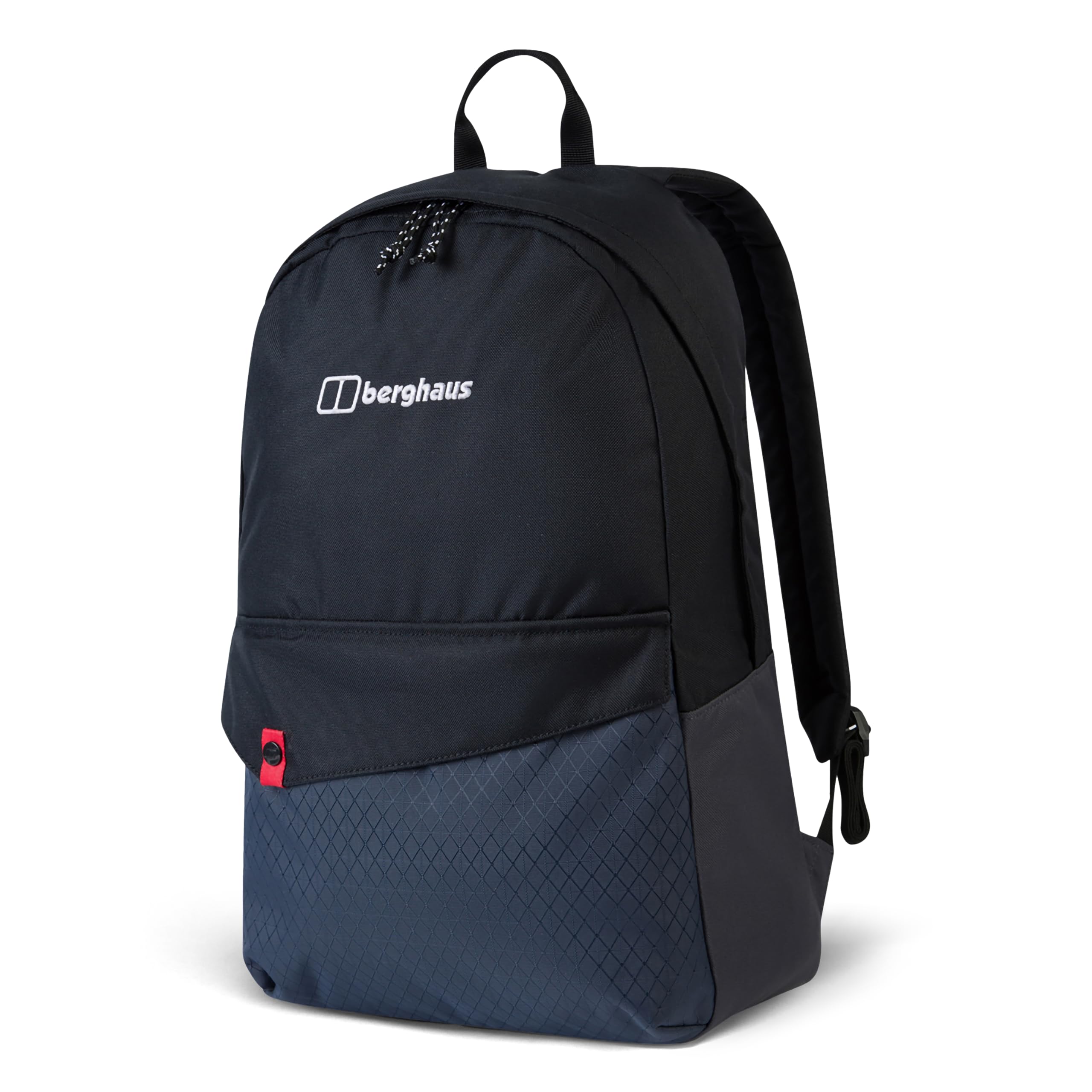 Berghaus Unisex Brand Bag 25 Litre Backpack| Comfortable Fit | Durable Design | Rucksack for Men and Women Day Packs, Jet Black/Carbon, One Size