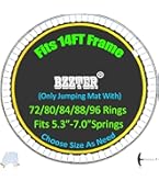 Upper Bounce Machrus 14 Ft. Trampoline Replacement Mat With 80 V-Rings