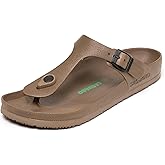 SAGUARO Mules Men's Lightweight Toe Separator Women's Non-Slip Flip Flops Summer Flip Flops Size 36-48