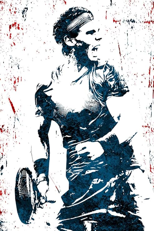 Amazon Com Smartzone Rafael Nadal Tennis Art Wall Indoor Room Outdoor Poster Water Resistant Poster Size 24 X 36 Posters Prints