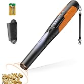 JKUSS Metal Detector Pinpointer, Search Treasure Pinpointing Finder Probe with LCD Display, Professional Waterproof Handheld Pin Pointer Wand with 4 Modes for Metal Detector Adults, Kids