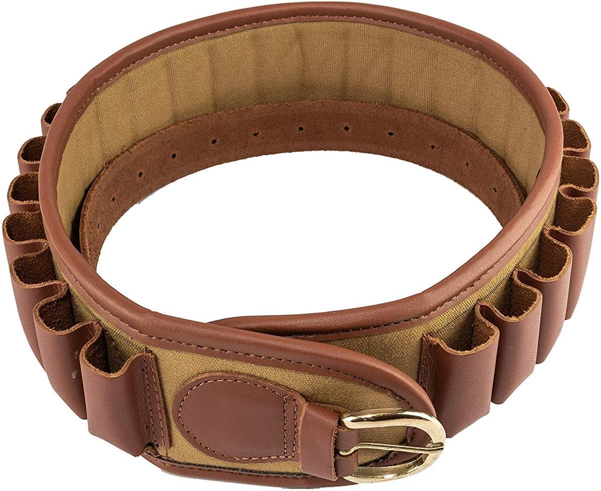 JACK PYKE Heavy Duty Cotton Canvas Cartridge Holding Belt Fawn, 30 à 46 pouces (76 à 117 cm) - Image 4