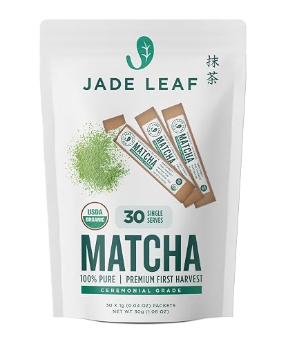 Jade Leaf Matcha Organic Premium Ceremonial Grade Matcha Green Tea ...