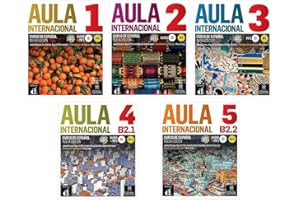 AULA INTERNACIONAL 1,2,3,4,5 WITH CD (Set of 5) Paperback – January 1, 2017