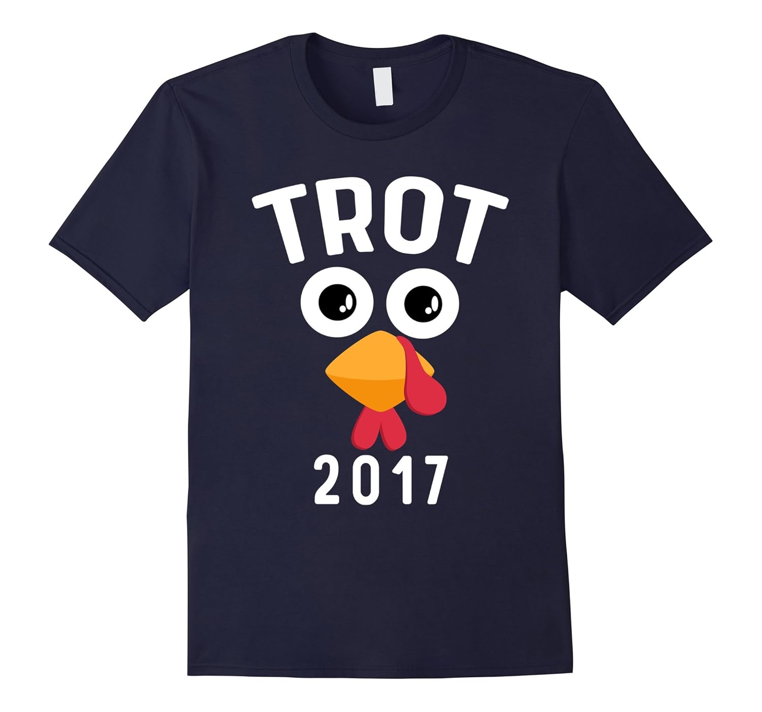 Turkey Trot 2017 T Shirt for Kids Youth Adults Funny Gift-Rose