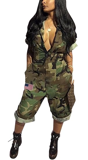 camo patch jumpsuit