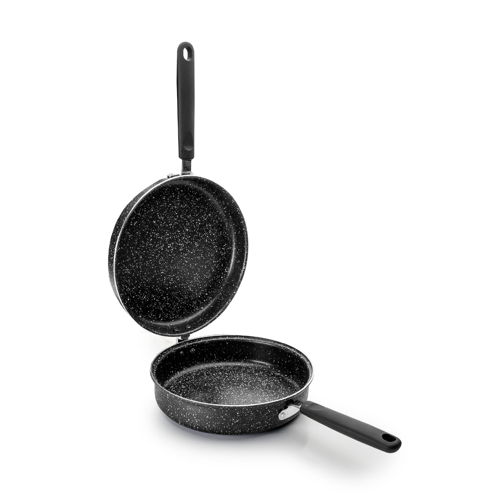IBILI Natura Potato Omelette Pan, 24 cm, Aluminium, Stone-Style Non-Stick Coating, Suitable for Induction Hobs