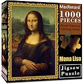 MaxRenard Game 1000 Pieces Jigsaw Puzzle Fine Art Collection Toy Leonardo Da Vinci Mona Lisa