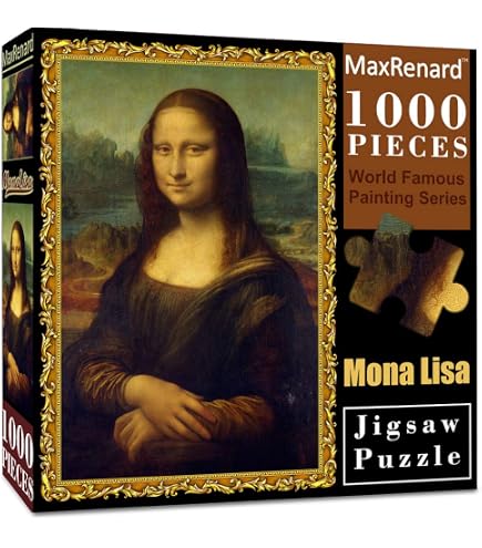 Puzzle, 1000 pièces, Leonardo Da vinci, Mona Lisa| Museum Webshop