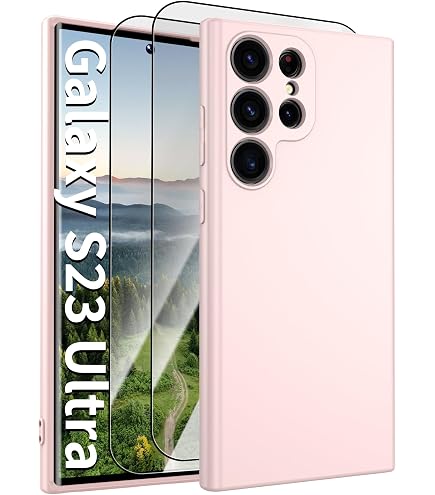 Amazon.com: WOGROO for Samsung Galaxy S23 Ultra Case Pink, Scratch