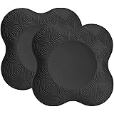 TOBWOLF 2PCS Yoga Knee Pad, Anti Slip Yoga Support Pad Pilates Kneeling Pad, Extra Thick Exercise Workout Knee Pad Kneeling S