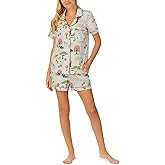 BedHead - Stretch Short Sleeve Shorty PJ Set - Safari - Small