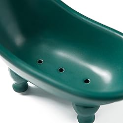 1 Piece 5.6" Colorful Ceramic Mini Clawfoot Bathtub