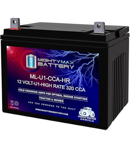 Amazon.com: Mighty Max Battery ML-U1 200CCA Battery for Husqvarna