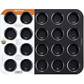 CHEFMADE Muffin Cake Pan, Nonstick Mini 20 Cavity Cupcake Pan