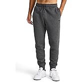 Reebok Mens Motion Core Fleece Motion Jogger, Standard Fit, 30” Inseam, Midweight Cotton-Poly Fleece Blend Fabric